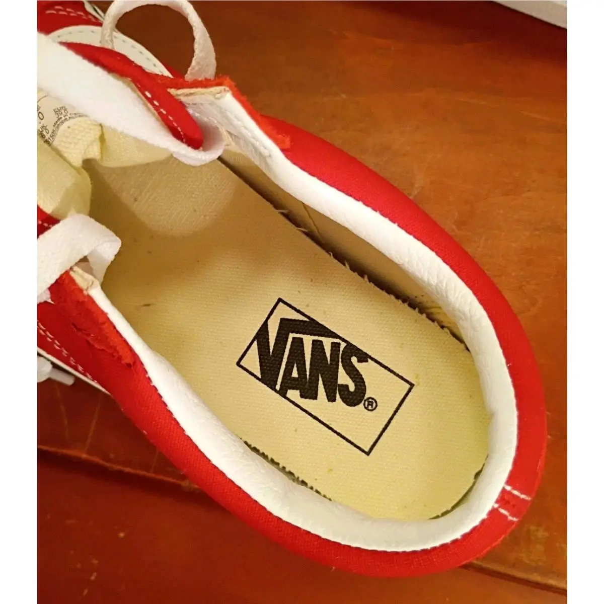 Vans shoes - VANS Old Skool - Old Skool - OFF THE WALL - Red (UPC: 193394062232) 9