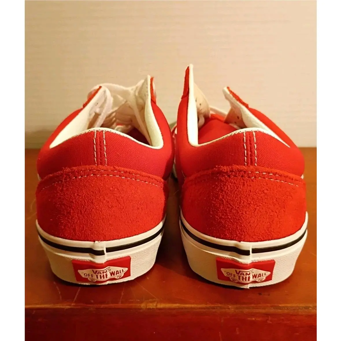 Vans shoes - VANS Old Skool - Old Skool - OFF THE WALL - Red (UPC: 193394062232) 3