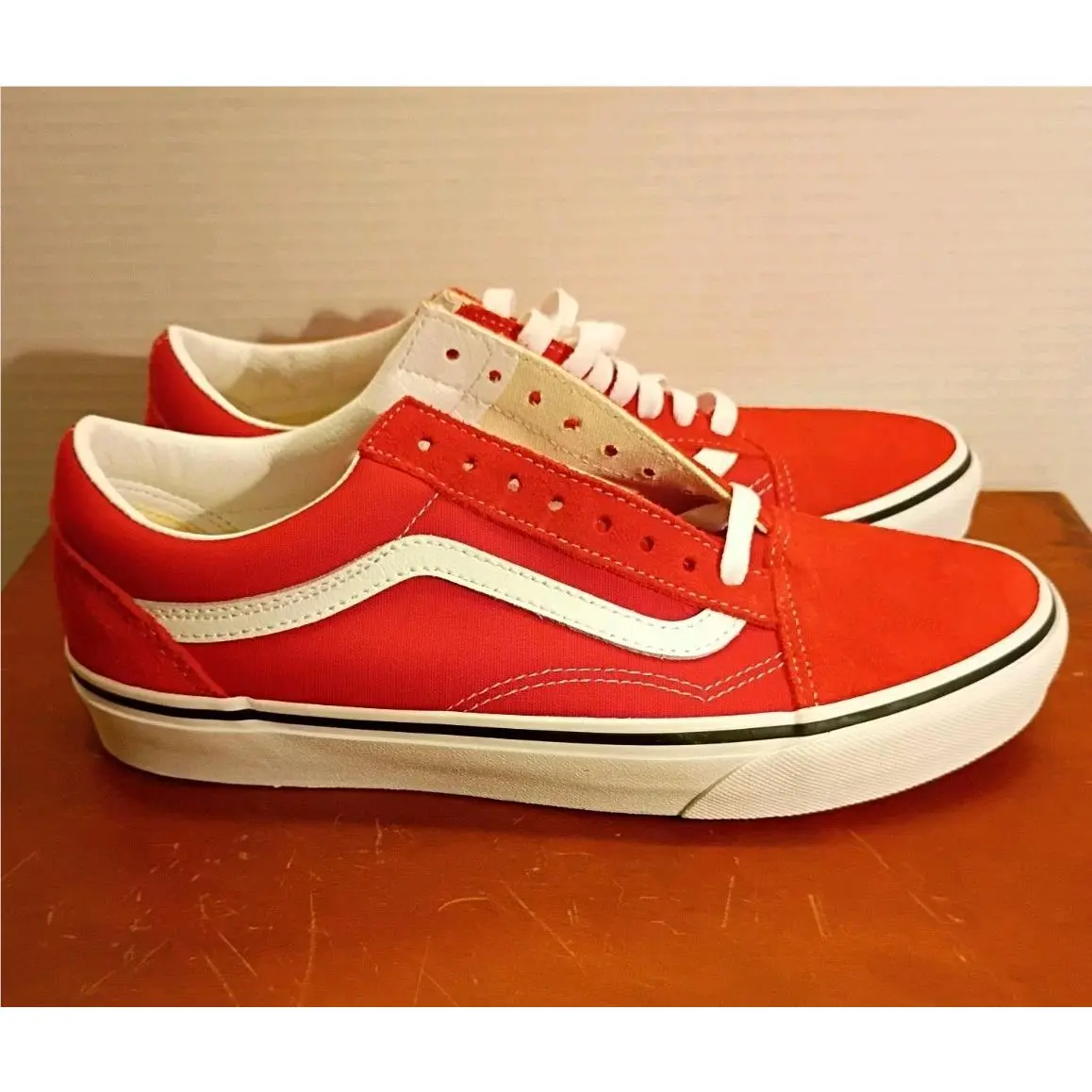 Vans shoes - VANS Old Skool - Old Skool - OFF THE WALL - Red (UPC: 193394062232) 5