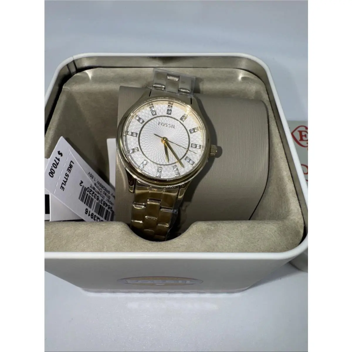Fossil Ladies Gold Watch New. Beautiful Stylish and Classy