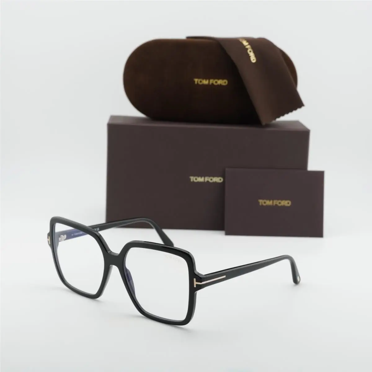 Tom Ford FT6063-B 001 Shiny Black 56mm Eyeglasses