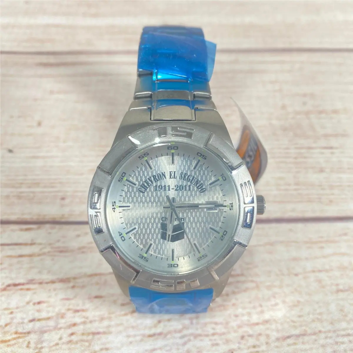 Fossil Watch For Men Chevron El Segundo Refinery 100th Anniversary Rare