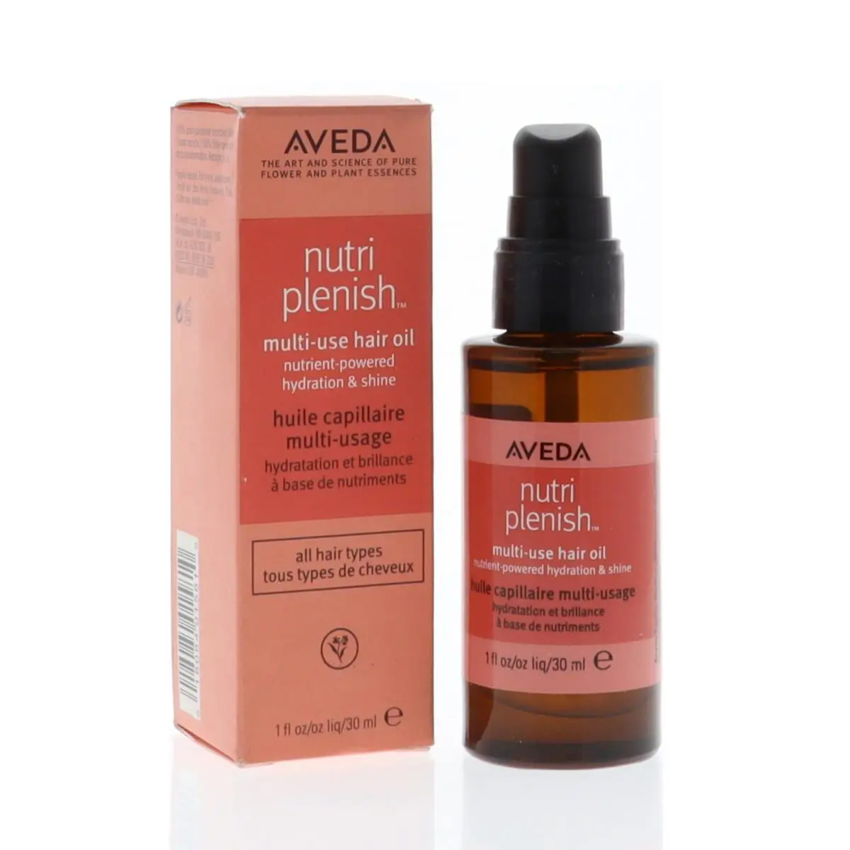 Nutriplenish Multi-use Hair Oil All Hair Types 1oz/30ml by Aveda