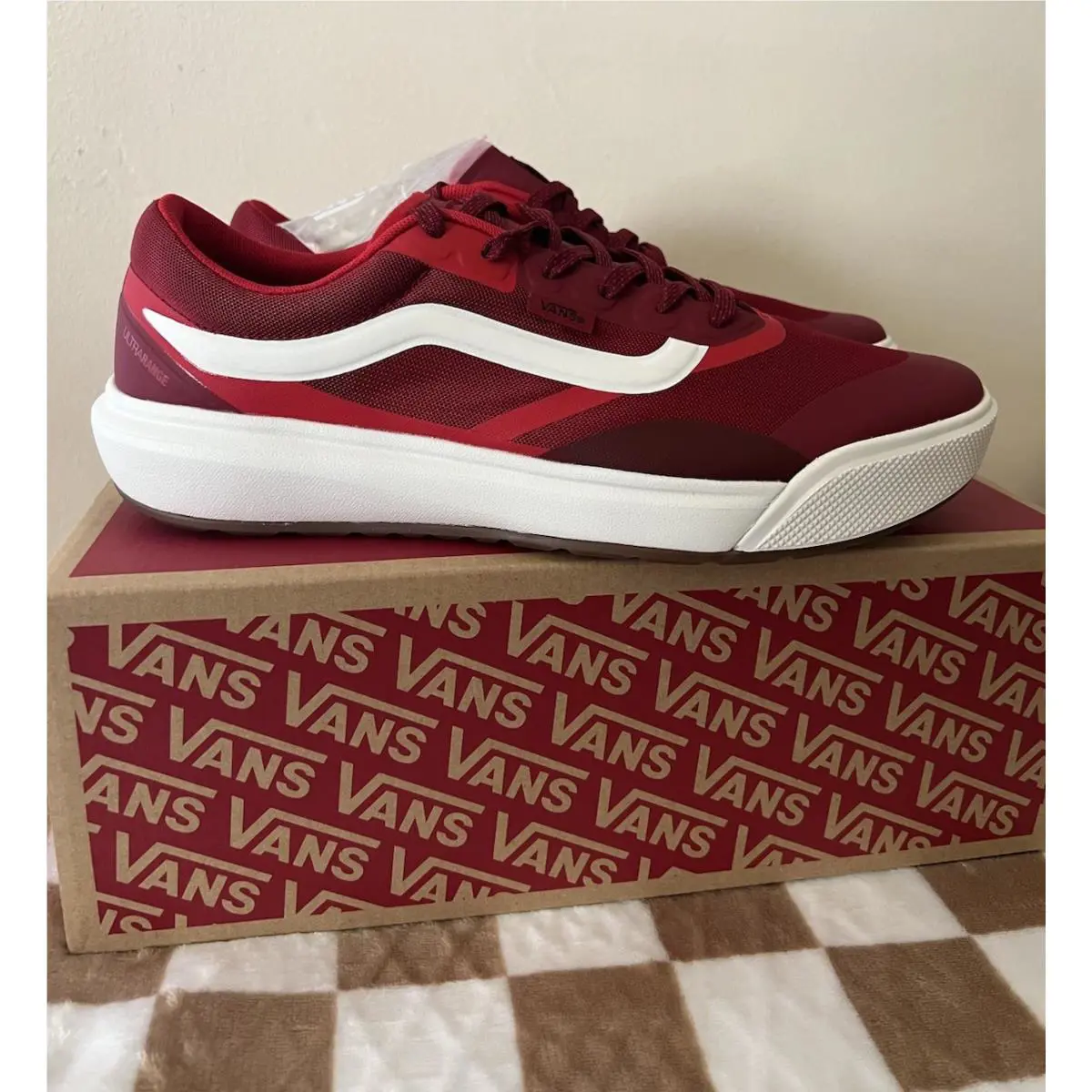 Vans shoes - VANS UltraRange - UltraRange - VN000Y79GZG - Bordeaux/Marshmallow 0