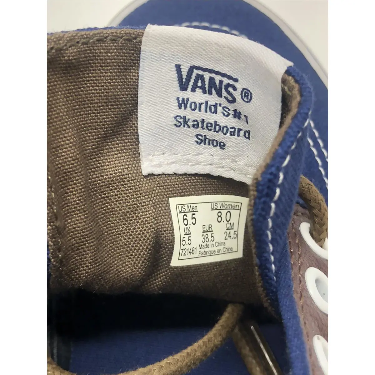 Vans shoes - VANS Brigata - Brigata - VN000ZSLIFY - Blue 5