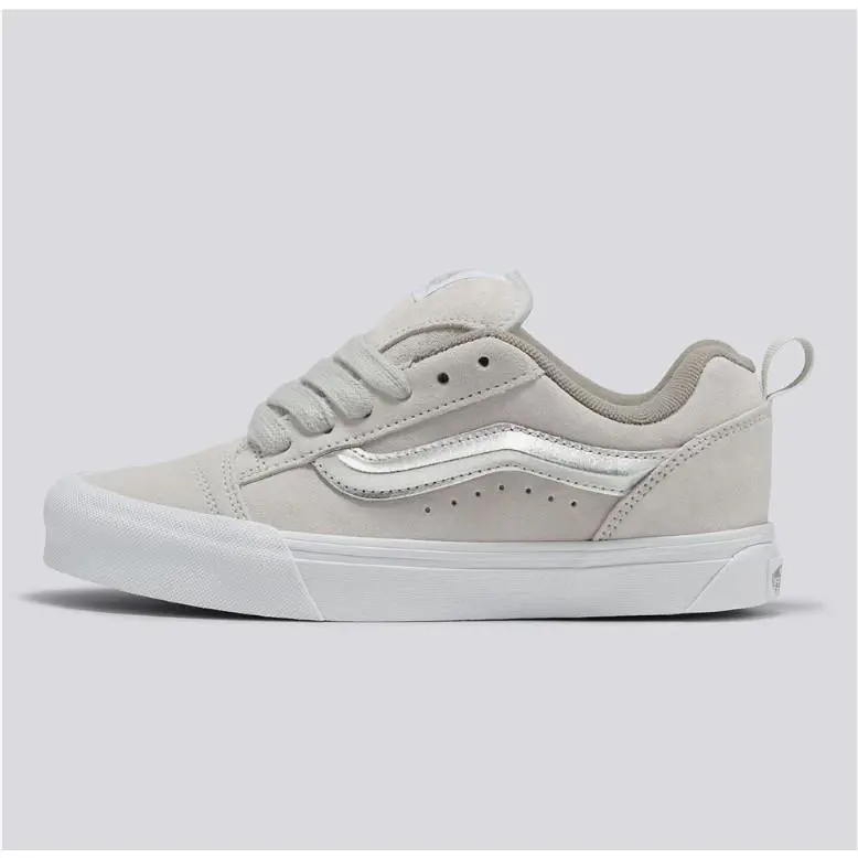 Vans shoes - Metallic Silver Knu Skool - Metallic Silver Knu Skool - VN0009QCX1K - Silver/True White 2