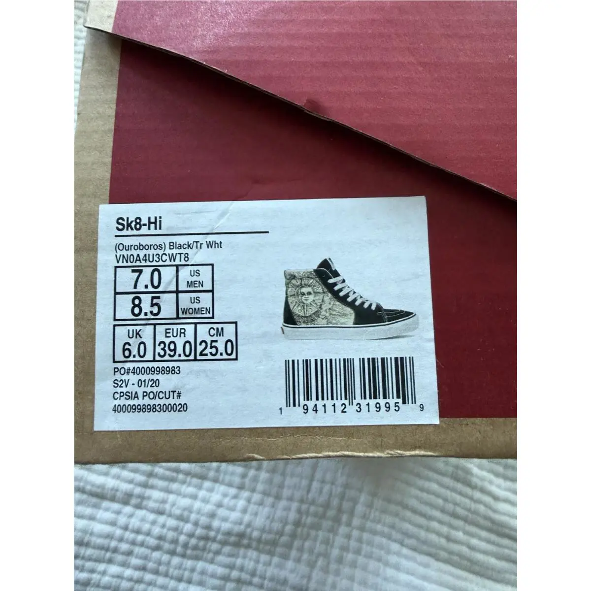 Vans shoes - SK8-Hi Ouroboros - Ouroboros - SK8-Hi Ouroboros - Black 14