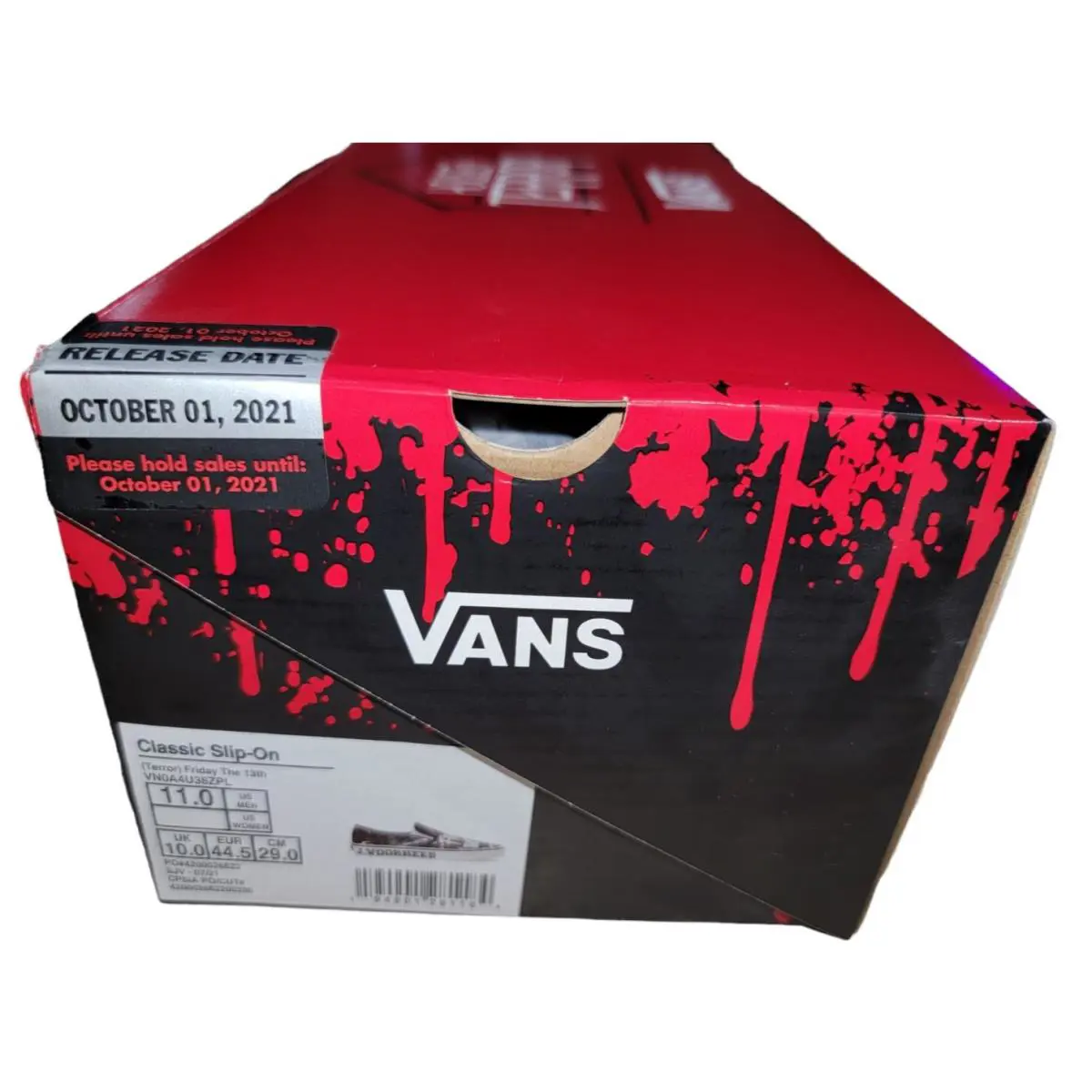 Vans shoes - Vans Friday The 13th Jason Voorhees - VN0A4U38ZPL - Black (UPC: 0194901281139) 9