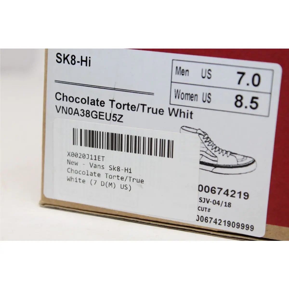 Vans shoes - VANS SK8 - VN0A38GEU5Z - Brown 6