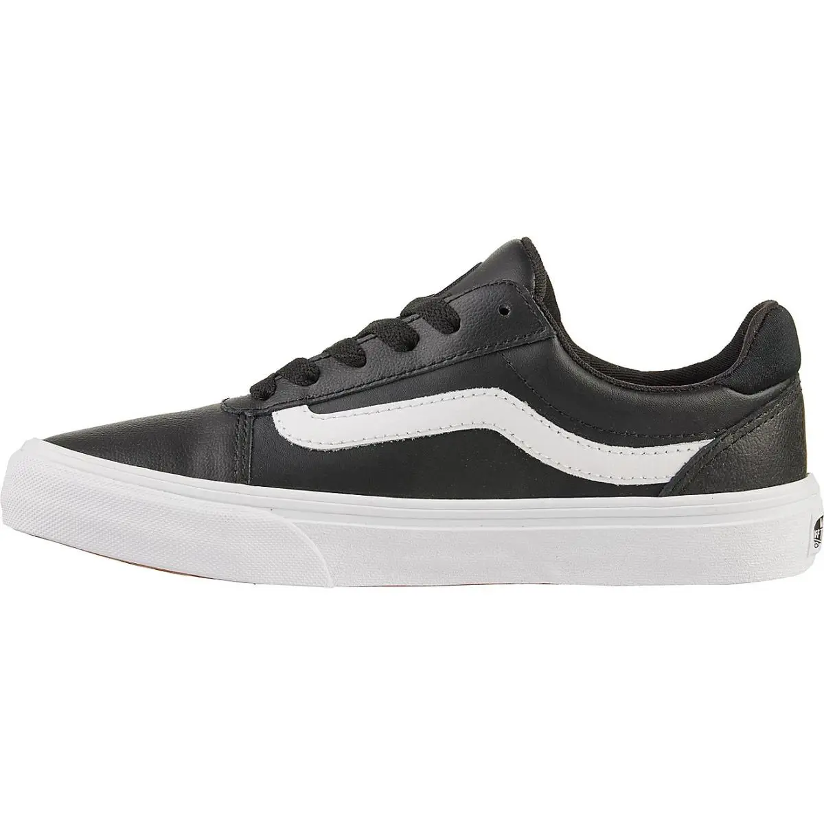 Vans Women`s Ward Deluxe Shoes Black/white 7.5 - Women`s Athletic Lifestyle at - Black