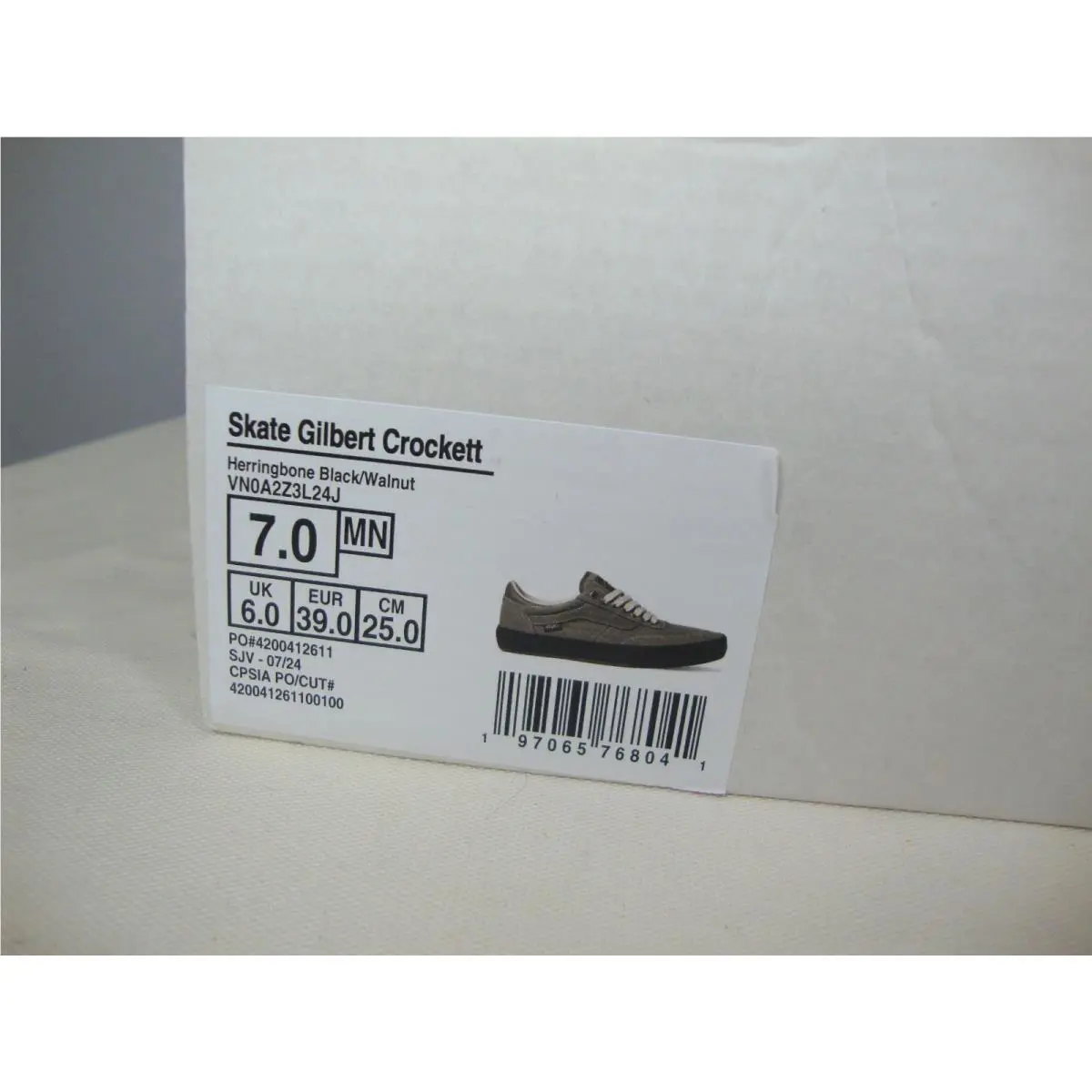 Vans shoes - VANS Gilbert Crockett - Gilbert Crockett - VN0A2Z3L24J - Gray (UPC: 197065768041) 9