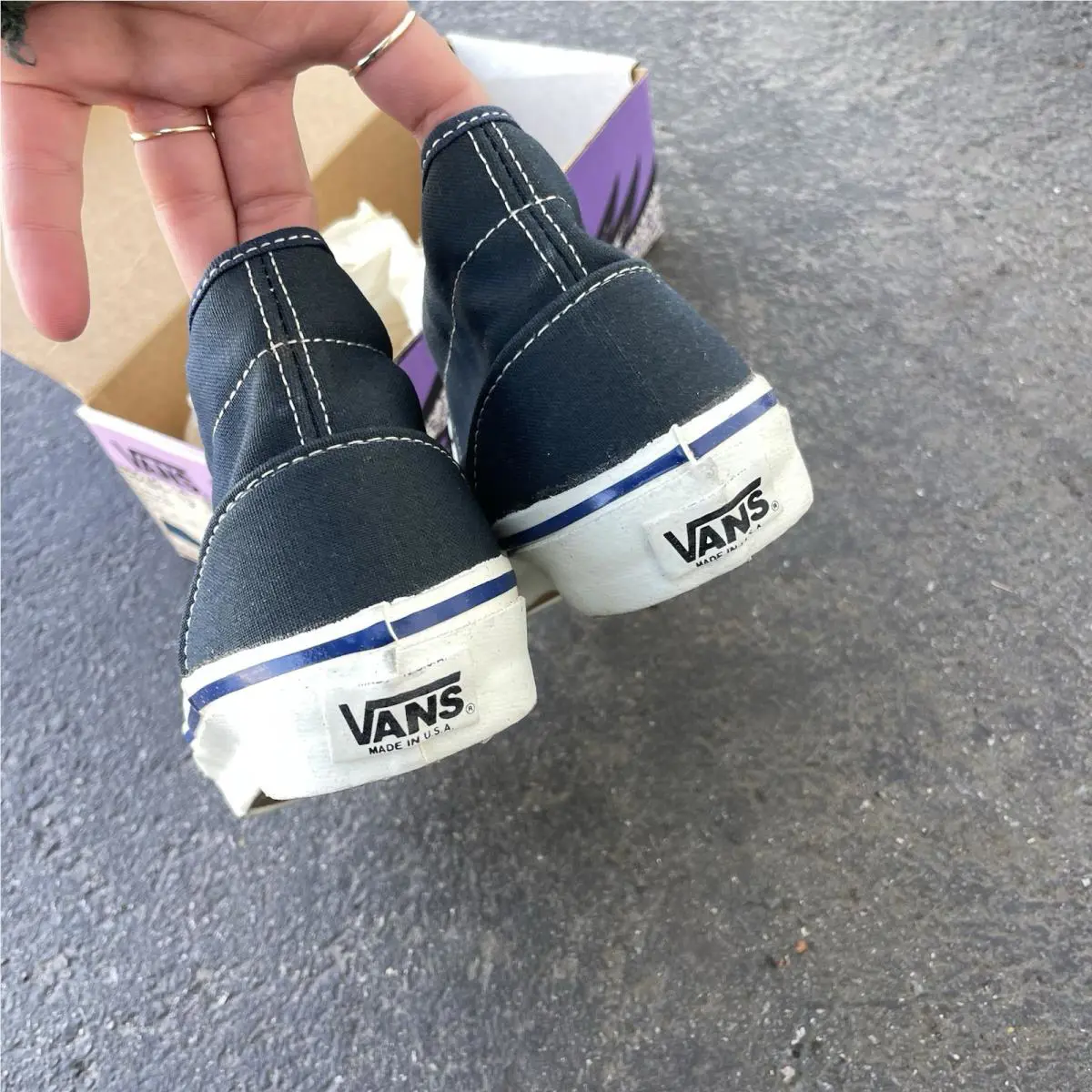 Vans shoes - 80s - Blue 0