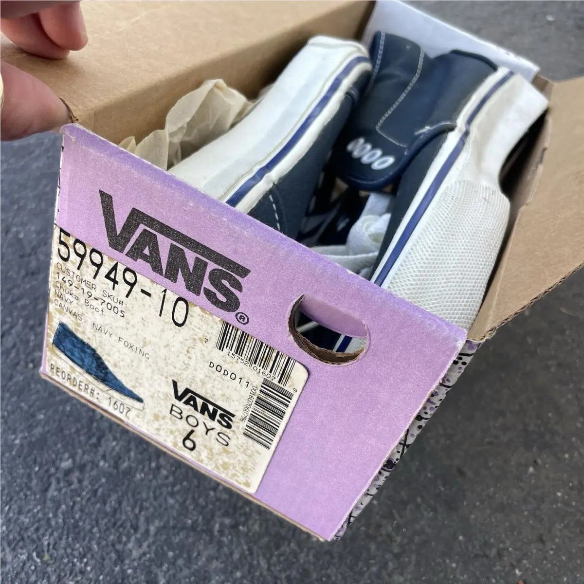 Vans shoes - 80s - Blue 1