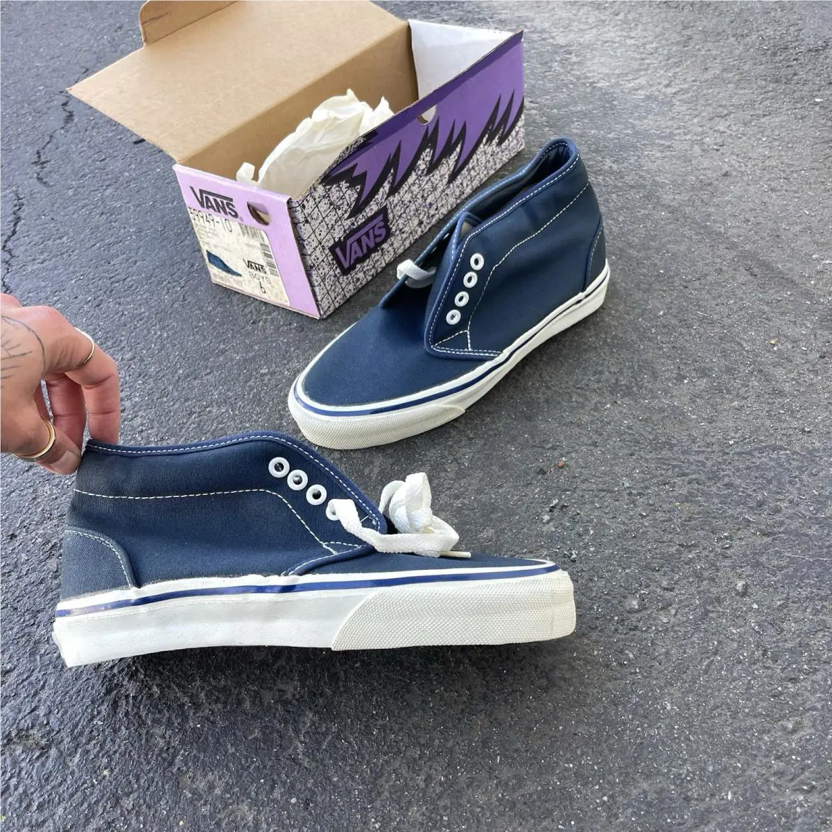 Vans shoes - 80s - Blue 3