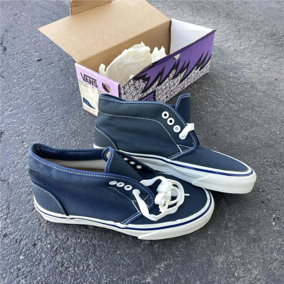 Vans shoes - 80s - Blue 5