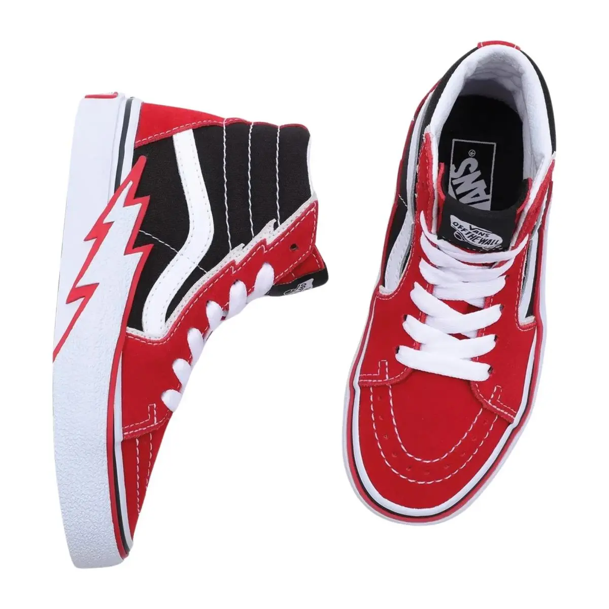 Vans shoes - VANS Sk8-Hi - VN0A5JIVYHU - Red, Manufacturer: Black/White/Checkerboard (UPC: 192828923613) 4