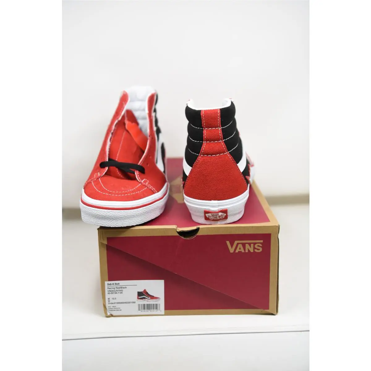 Vans shoes - VN0A5JIVYHU - VN0A5JIVYHU - Red, Black 8