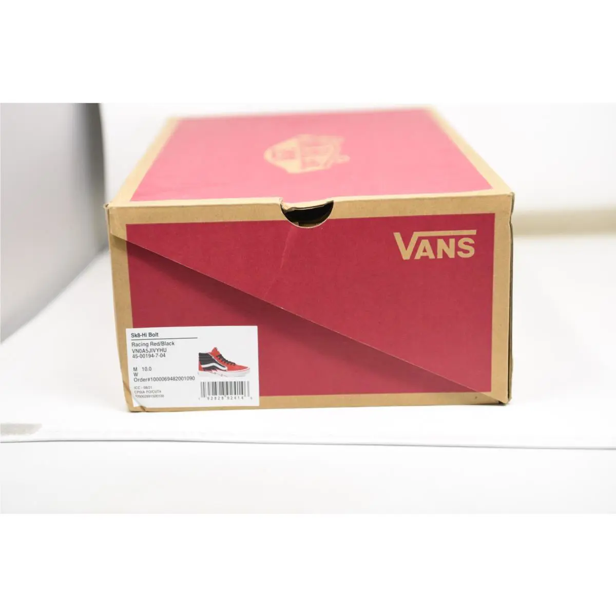 Vans shoes - VN0A5JIVYHU - VN0A5JIVYHU - Red, Black 2
