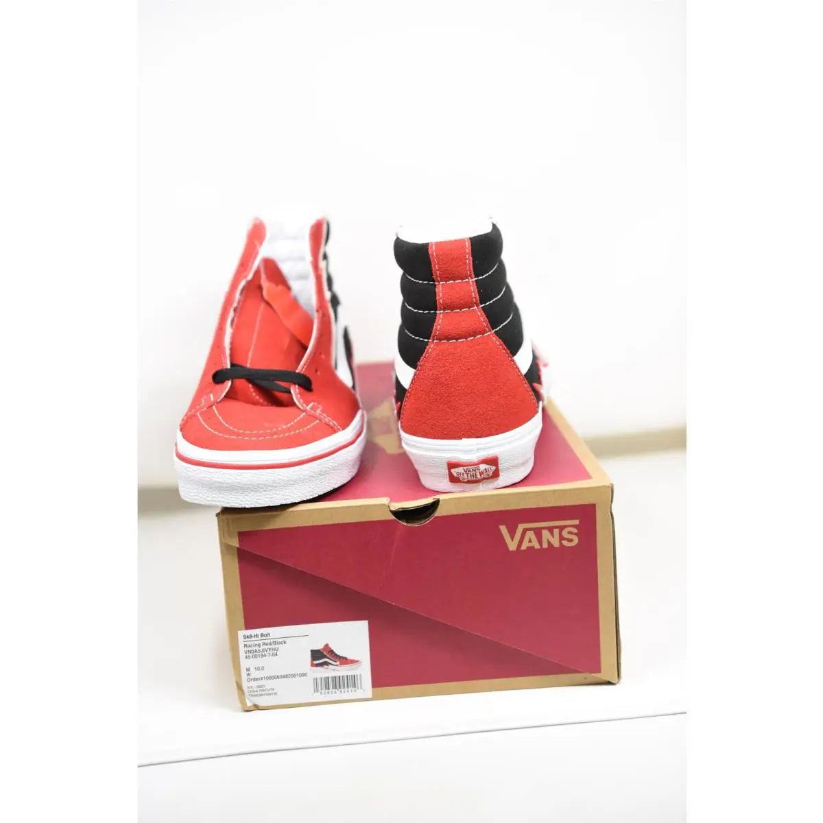 Vans shoes - VN0A5JIVYHU - VN0A5JIVYHU - Red, Black 7