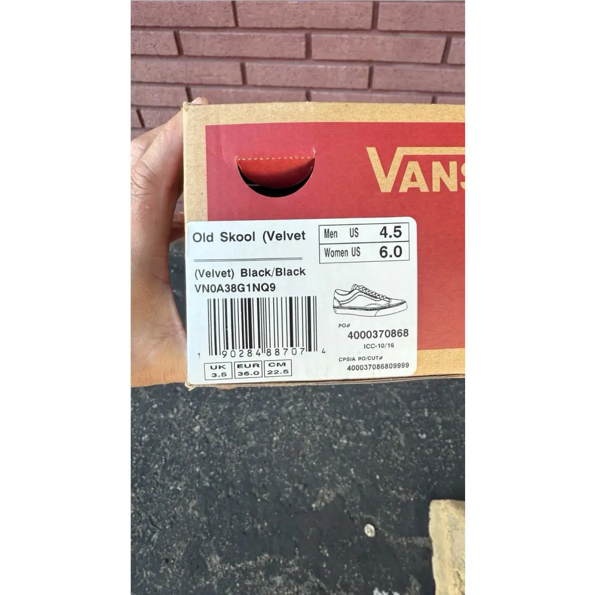 Vans shoes - VNOA38G1NQ9 - VNOA38G1NQ9 - Black 6