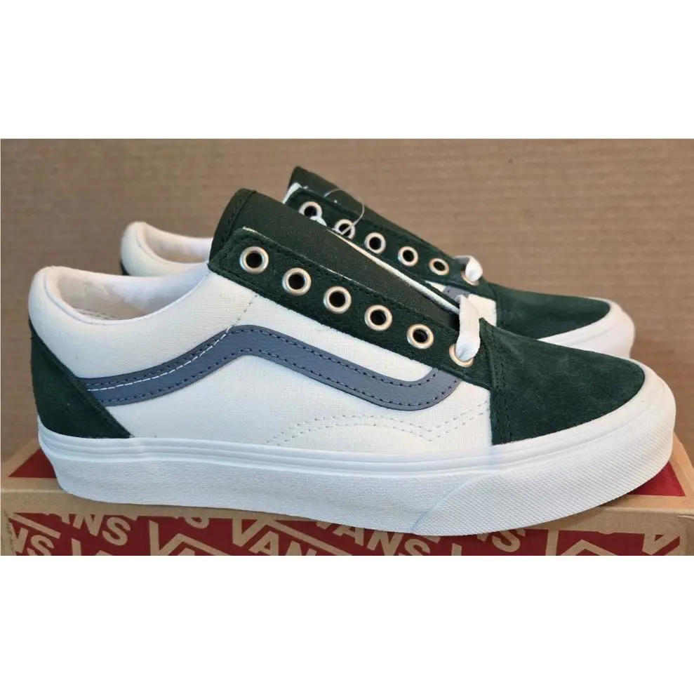 Vans shoes - VANS Off The Wall - Off The Wall - VN0A5JMIBLG - Varsity Canvas Blue/Green (UPC: 196244807052) 1