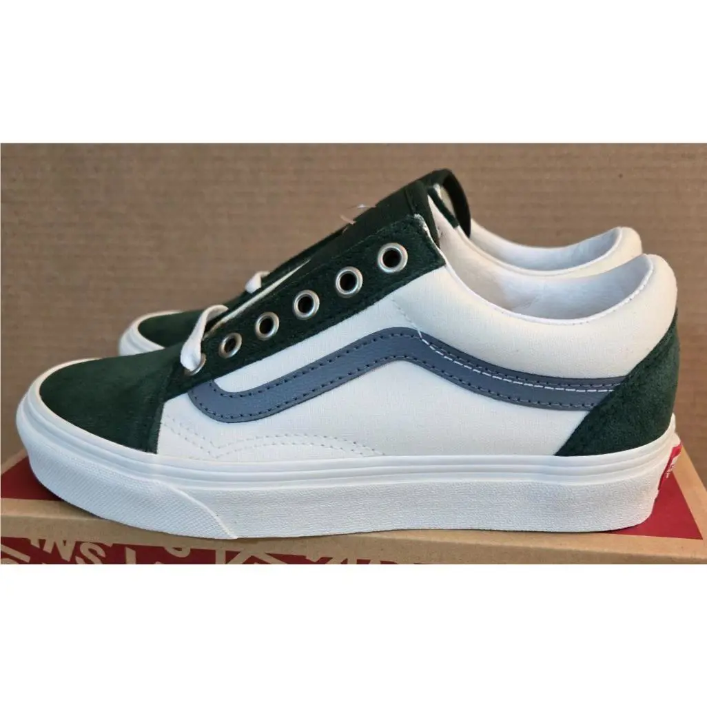 Vans shoes - VANS Off The Wall - Off The Wall - VN0A5JMIBLG - Varsity Canvas Blue/Green (UPC: 196244807052) 3