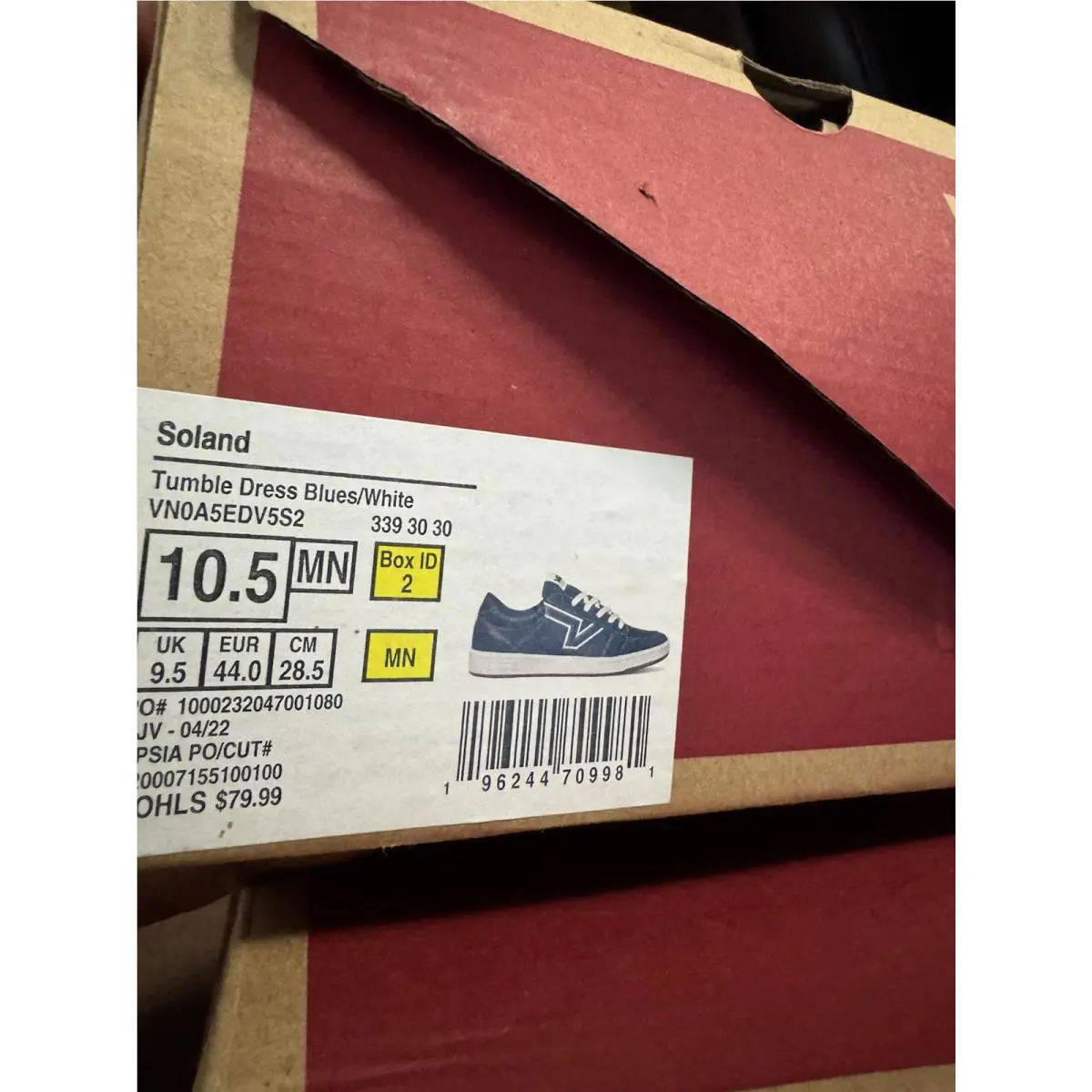 Vans shoes - Vans Soland Leather - Soland Leather - Blue 4
