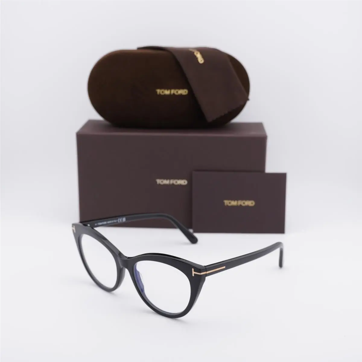 Tom Ford FT6091-B 001 Shiny Black 53mm Eyeglasses