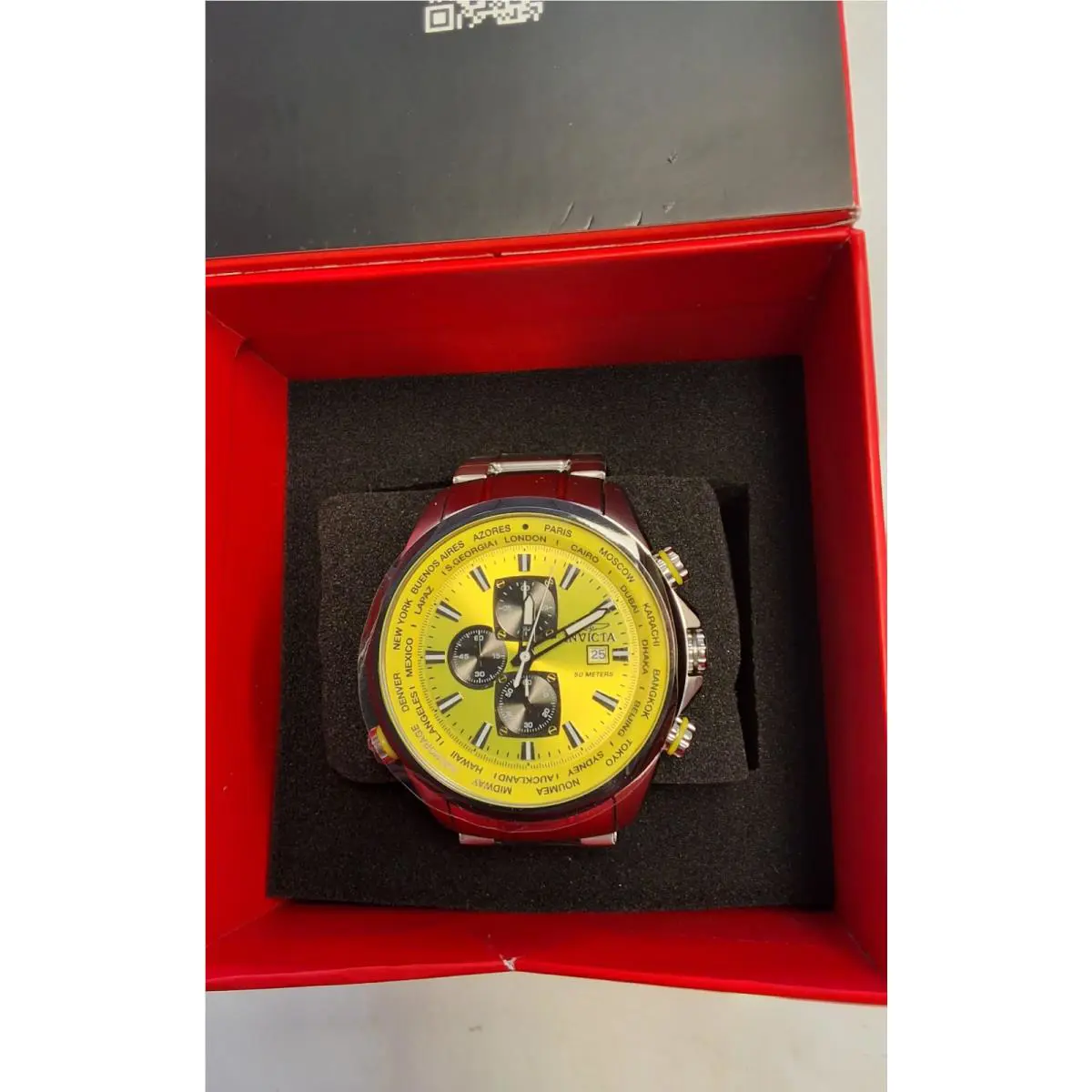 Invicta Interceptor 50mm Aviator Men`s Watch Model 50503