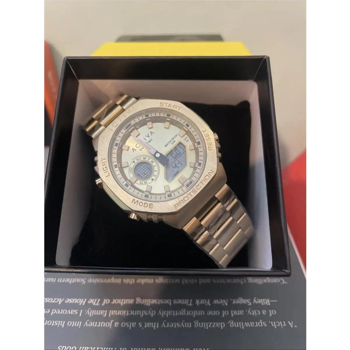 Activa Signal X Invicta Digital Unisex Watch - 45.5mm Gold