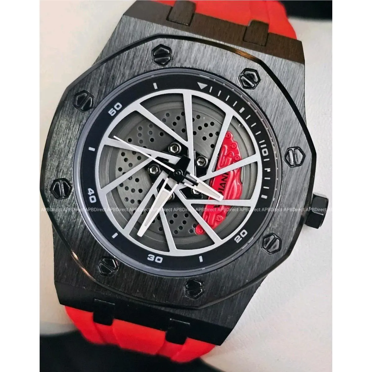 Invicta Racing - Speedway Rim - Disc Brake - Red Black Quartz - Mens Watch