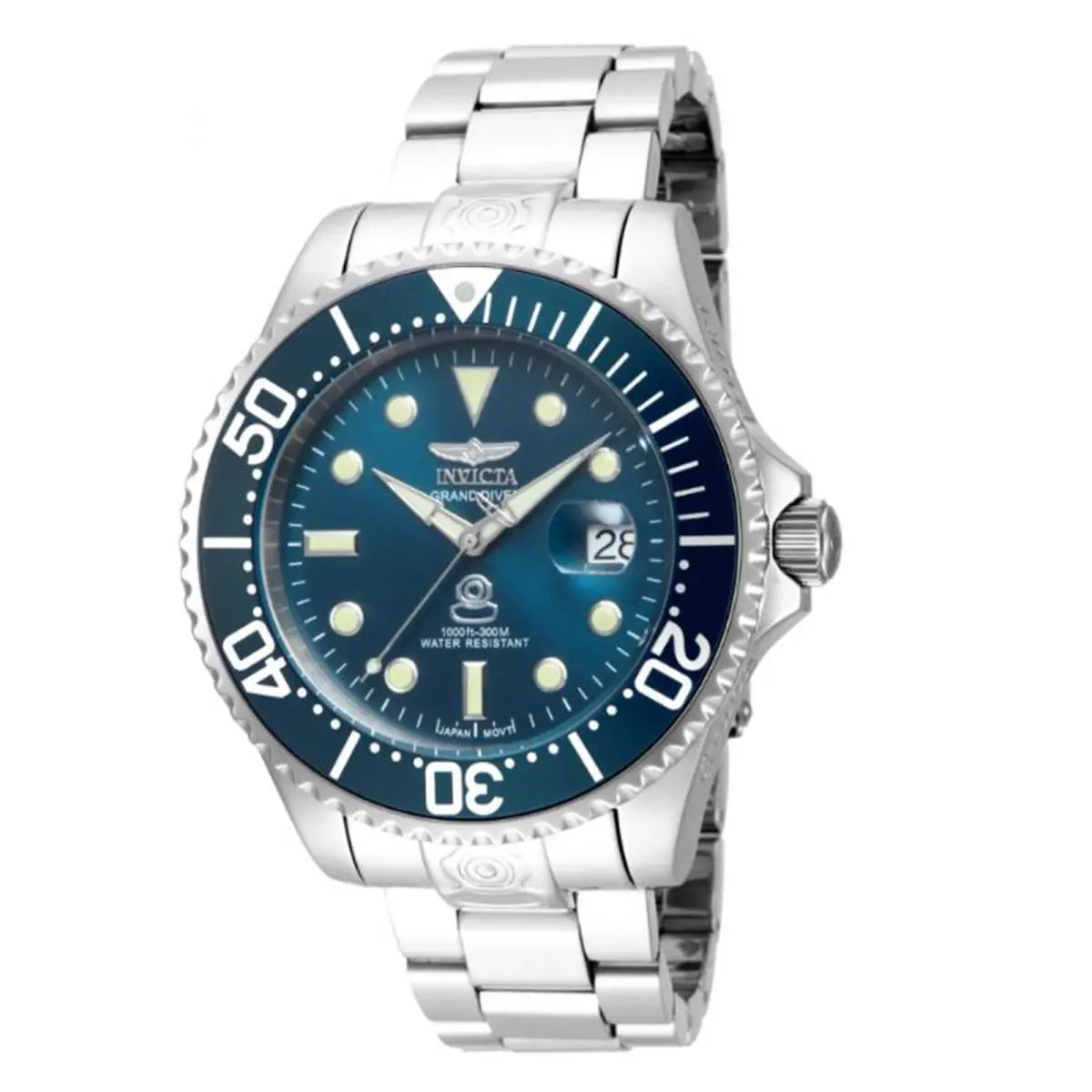 Invicta Men`s 18160 Pro Diver Analog Display Japanese Automatic Silver Watch