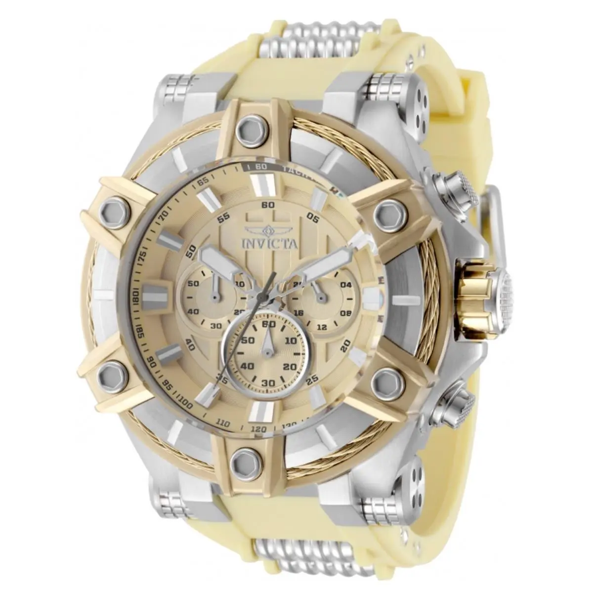 Invicta Bolt Surge Desert Titan Men`s 52mm Quartz Chronograph Watch 49808