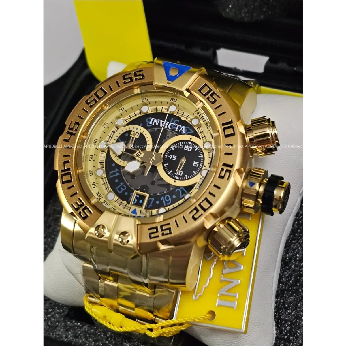 Invicta - Sea Hunter 57mm Next Gen Swiss Z50 Chrono - Gold Plated - Mens Watch