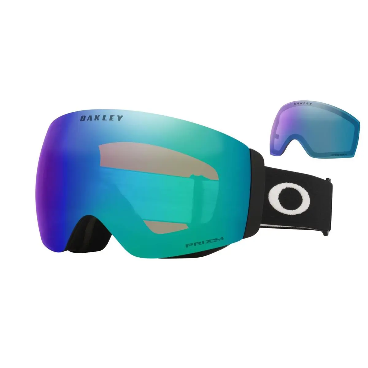 Flight Deck Pro M Snow Googles Matte Black/prizm Argon Prizm Iced by Oakley