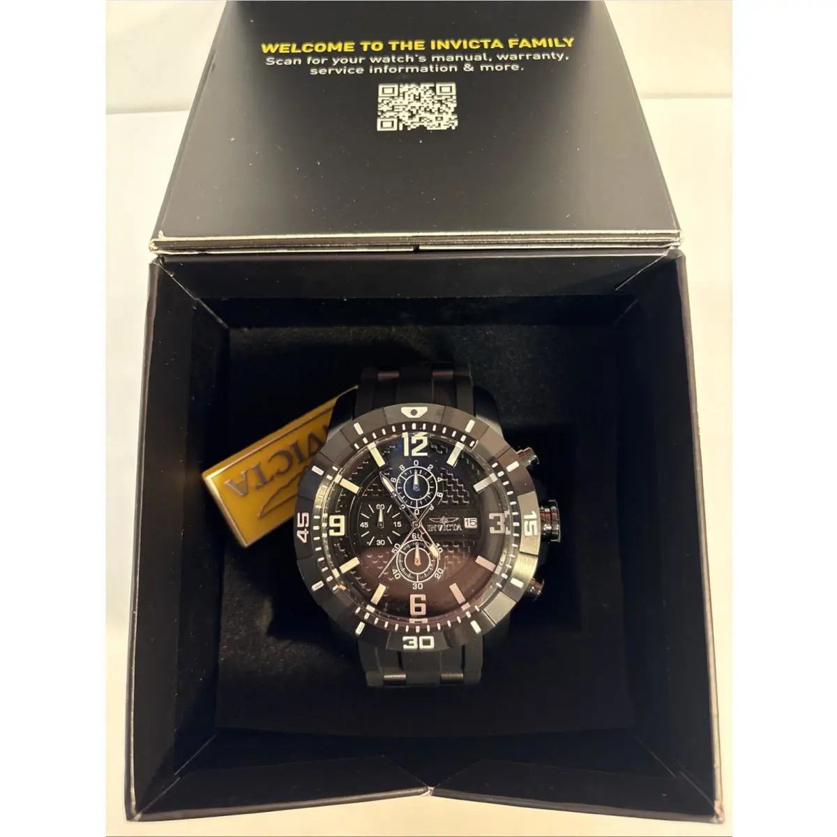 Invicta Pro Diver Chronograph Quartz Black Dial Men`s Watch 24967