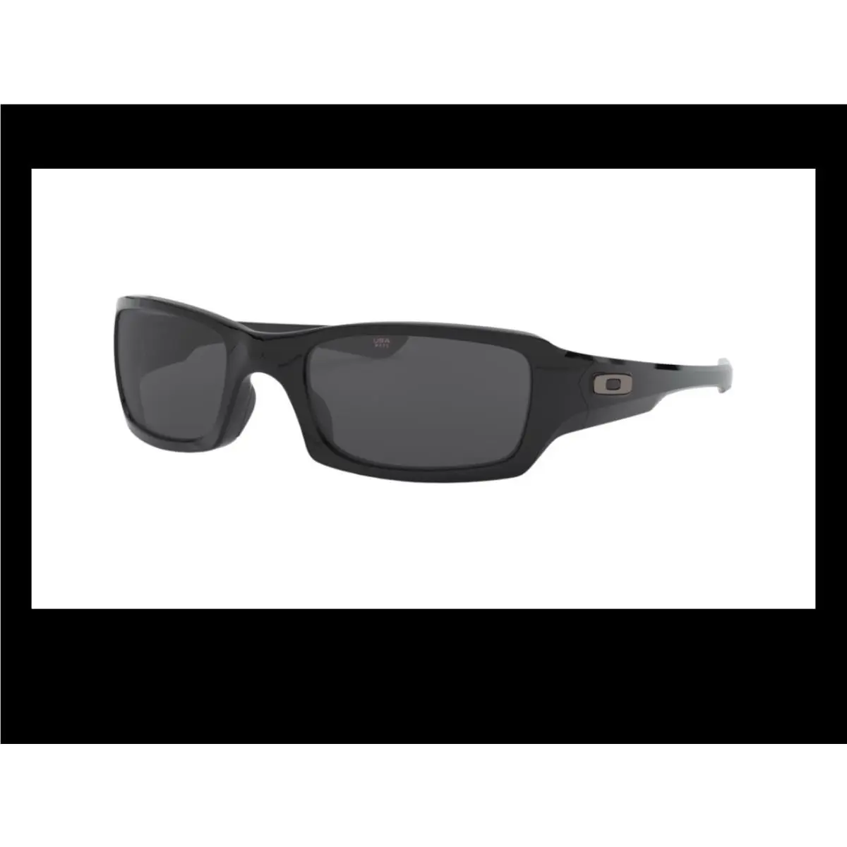 Oakley Fives Squared Polished Black Frame Grey Lenses O09238-04