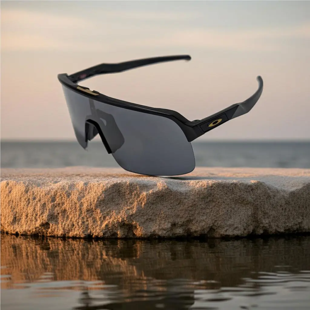 Oakley Sutro Lite Sunglasses Semi-rimless Shield Black Prizm Lens