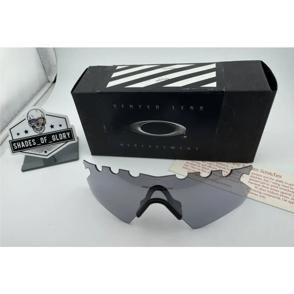 M Frame Heater Vented Slate Lens Sunglasses Vintage Nos by Oakley