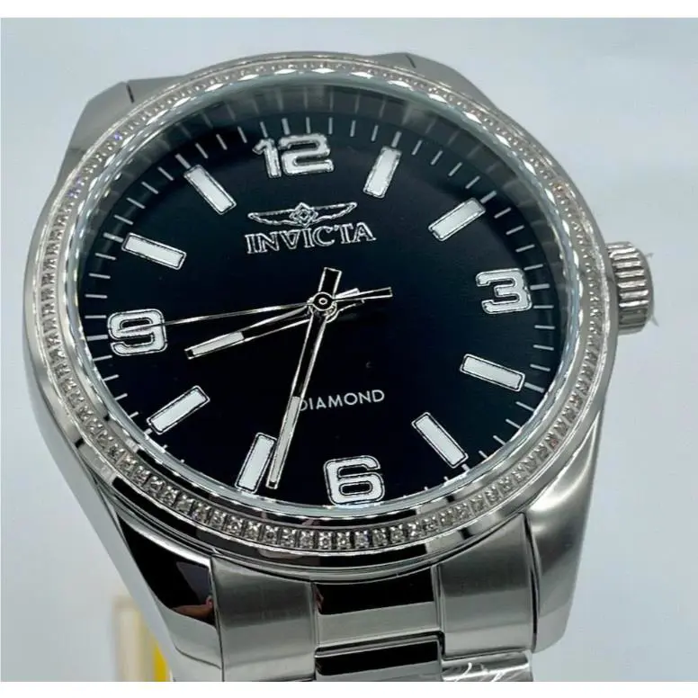 Invicta Elite Diamond 0.37 Carat Diamond Men`s Watch - 43mm Steel 48733