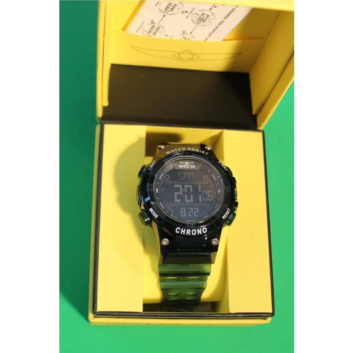 Racing Digital Watch Model W13771B by Invicta