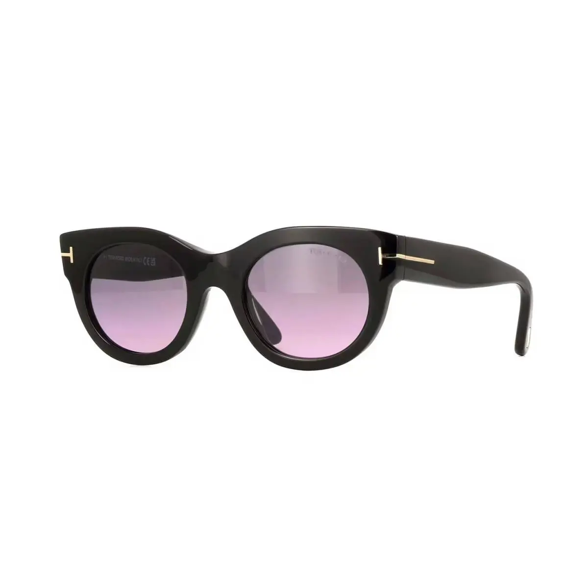 Tom Ford MARINE-02 FT1315 Shiny Black/grey To Purple Gradient 01B Sunglasses
