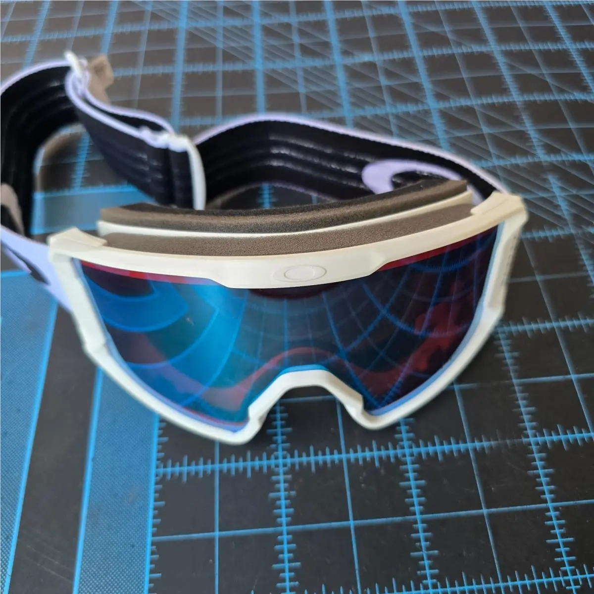 Oakley Line Miner M Prizm Snow Goggles Matte White Sapphire OO7093-41