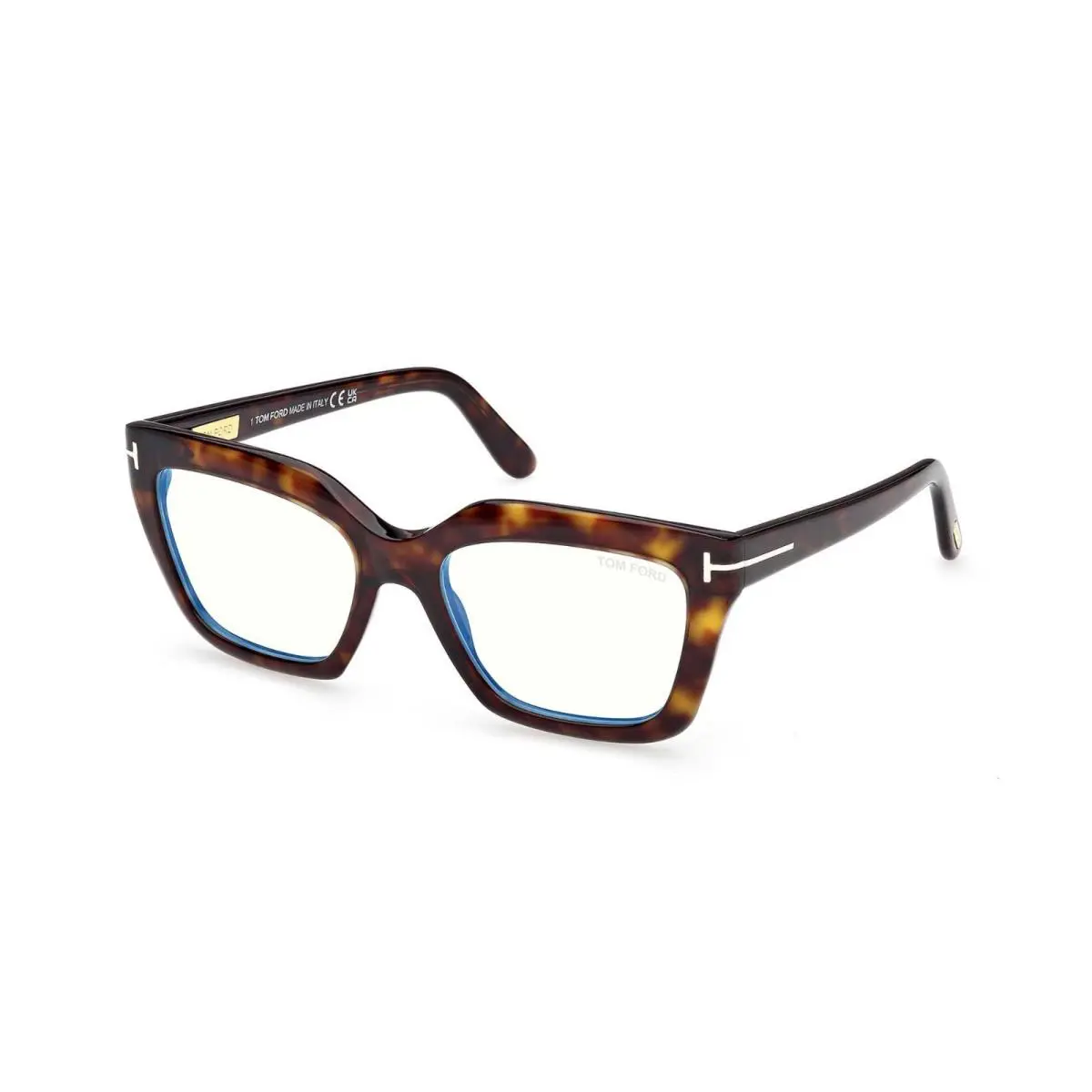 Tom Ford FT6093-B Blue Block Dark Havana 052 Eyeglasses