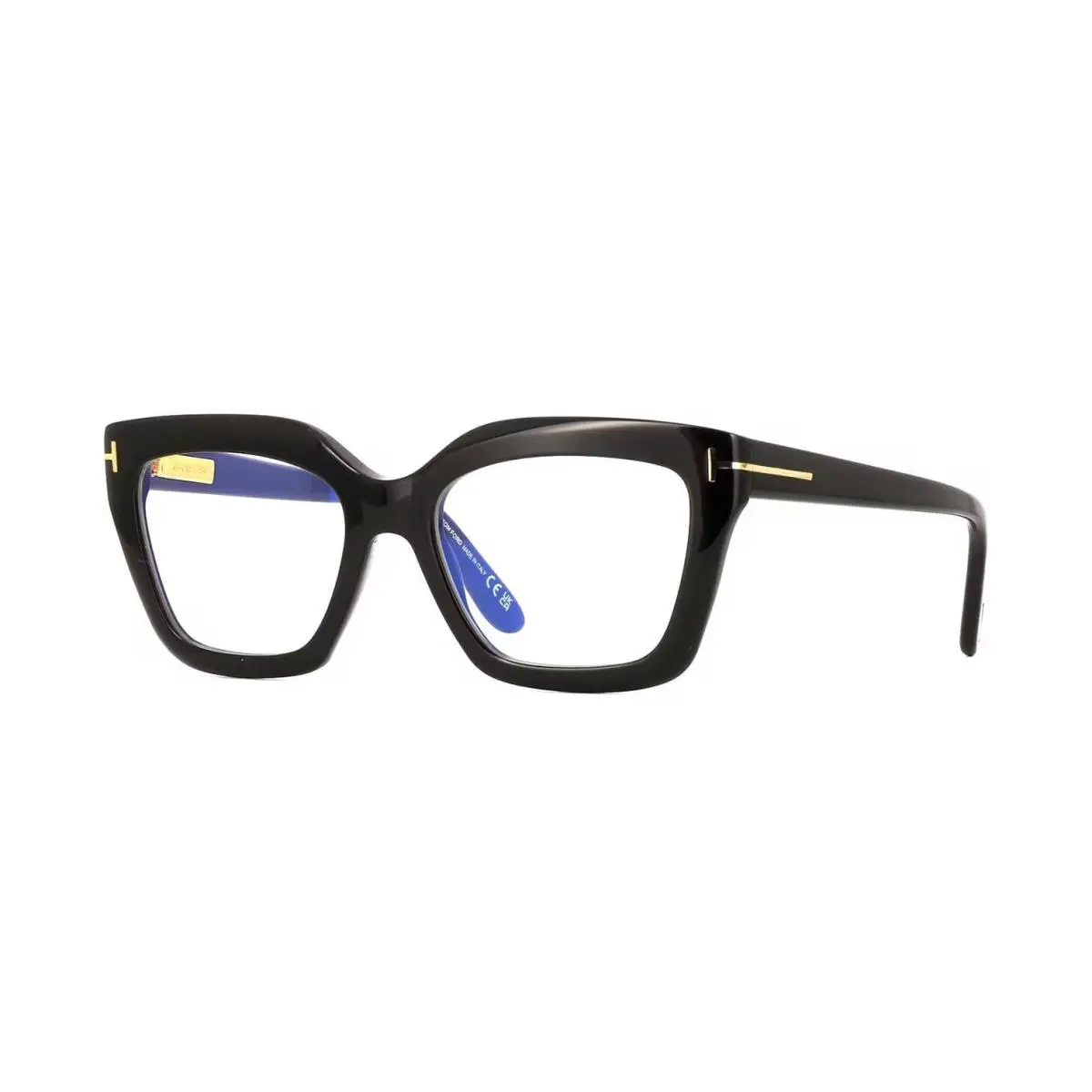 Tom Ford FT6093-B Blue Block Shiny Black 001 Eyeglasses