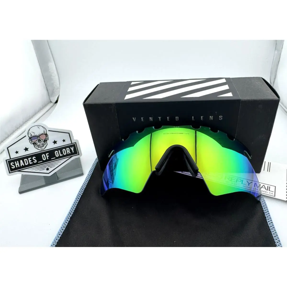 M Frame Heater Vented G26 Iridium Lens Sunglasses Vintage Rare by Oakley