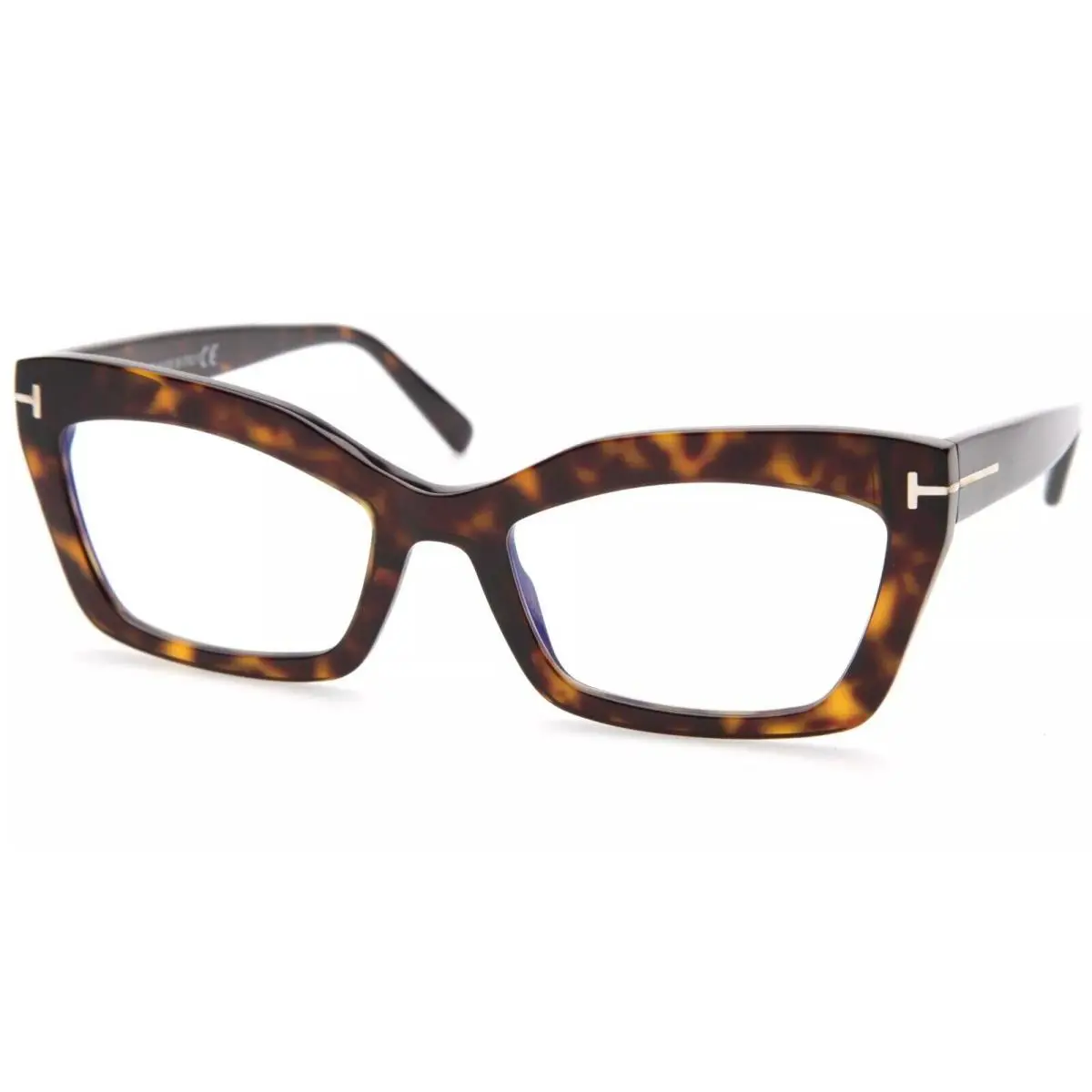 Tom Ford TF 5766-B 052 Havana Eyeglasses Frame Italy 54mm