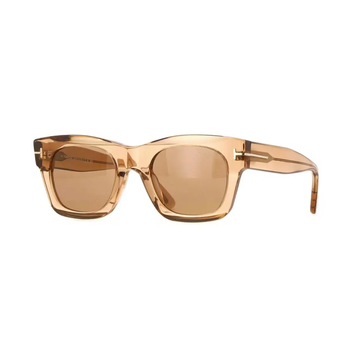 Tom Ford EMMA-02 FT1314 Shiny Beige Crystal/light Brown 45E Sunglasses