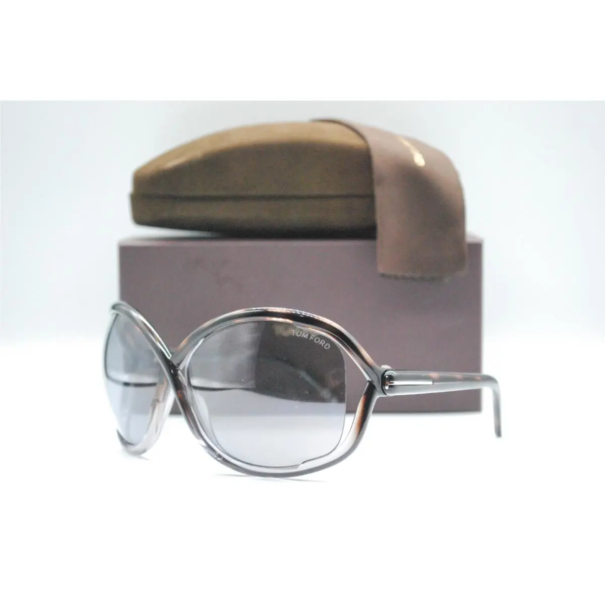 Tom Ford TF 1068 55C Coloured Havana Smoke Sunglasses Frame 68-15
