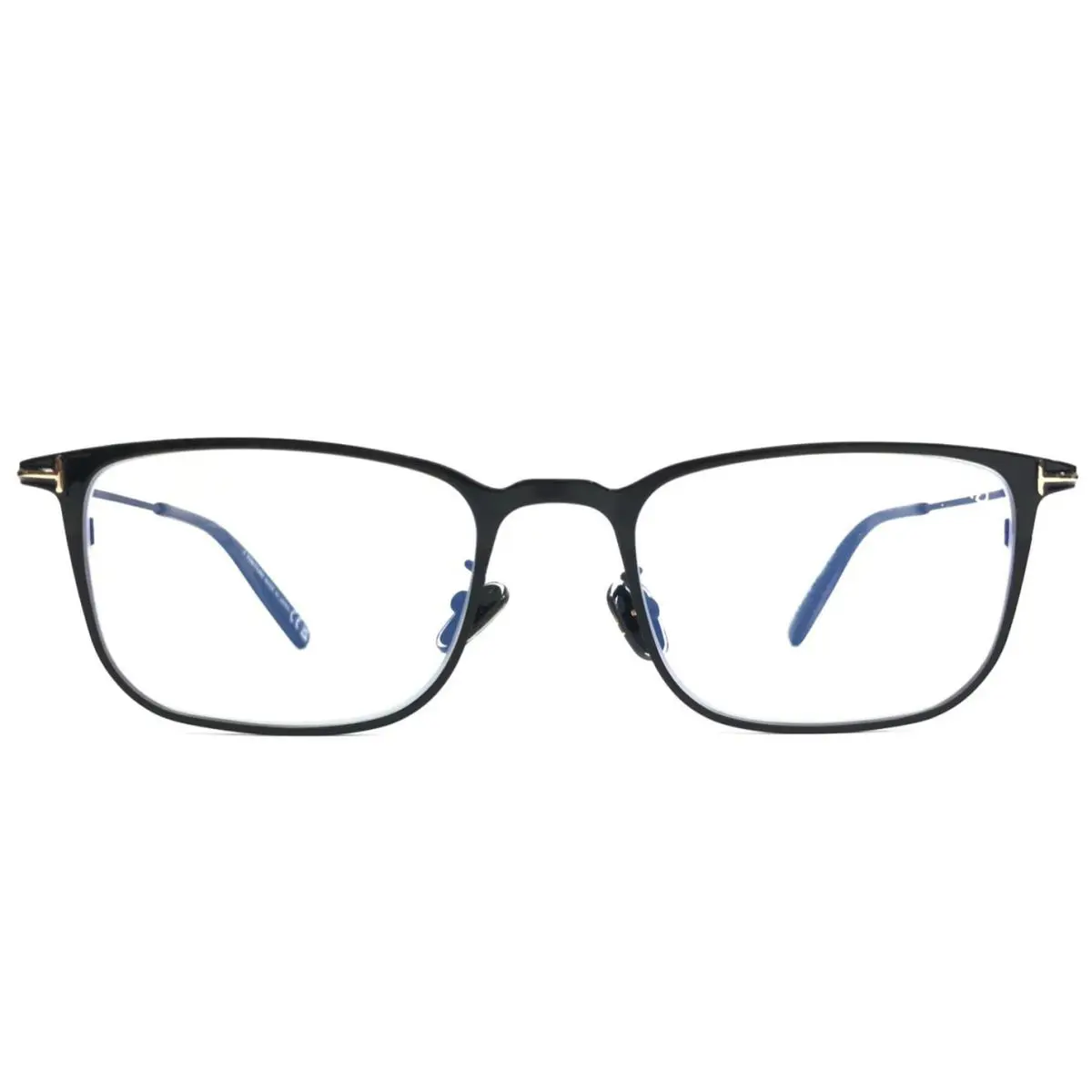 Tom Ford Eyeglasses Frames TF5929-D-B 005 Matte Black Gold Rectangle 51-19-140